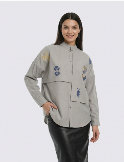 Картинка Вишиванка світло-зелена